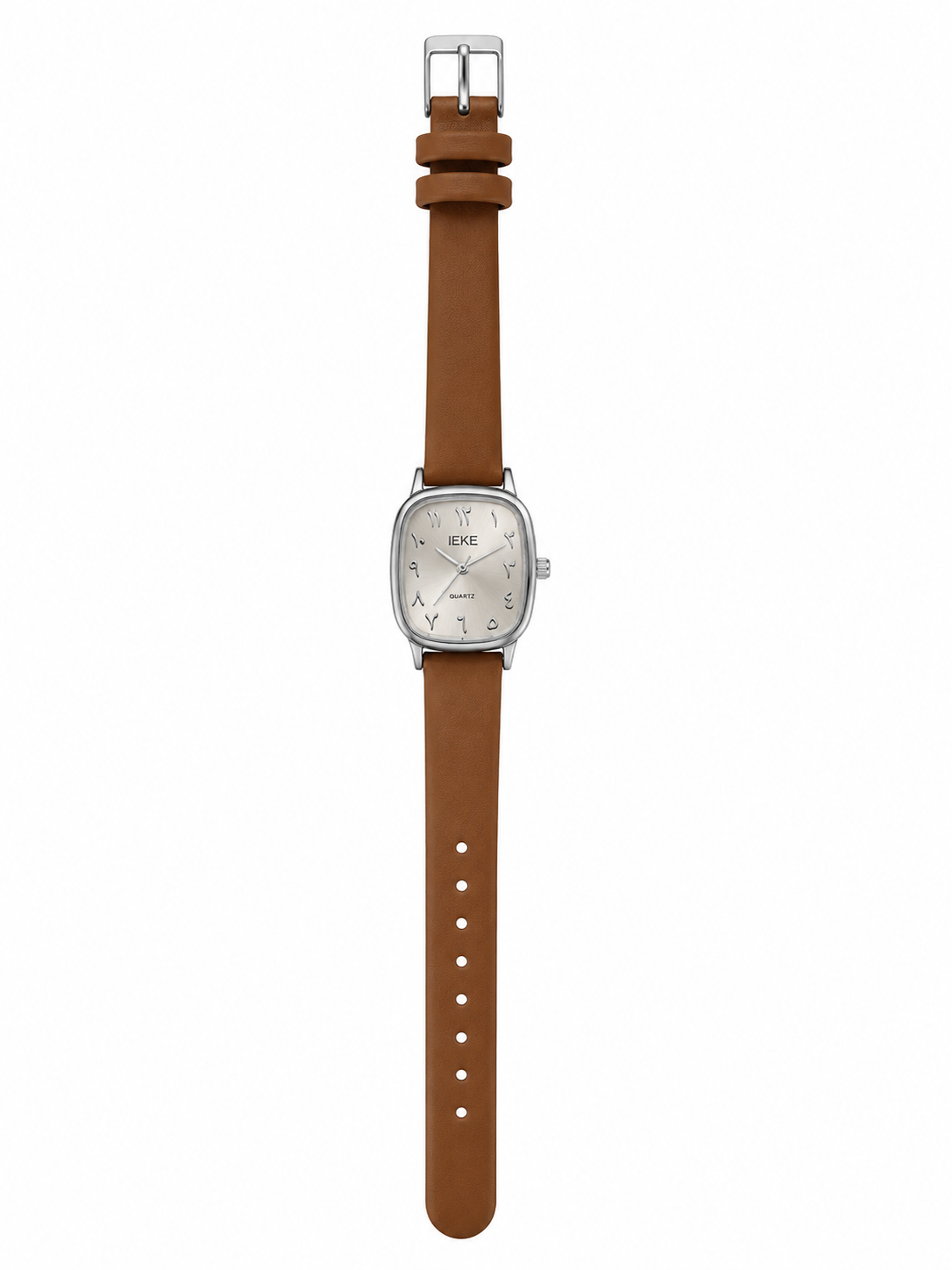 Ieke silver in brown