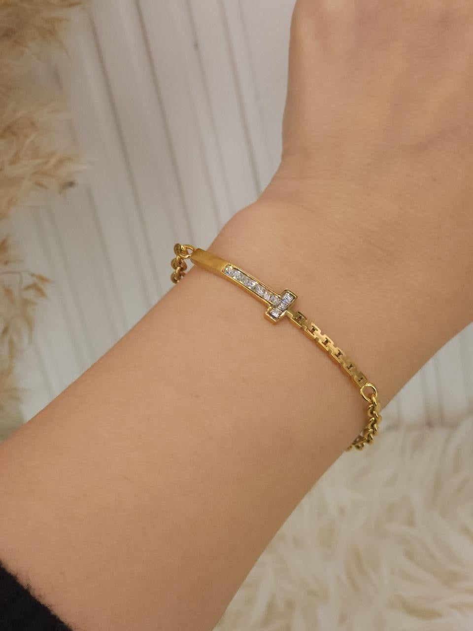 T diamonds bracelet