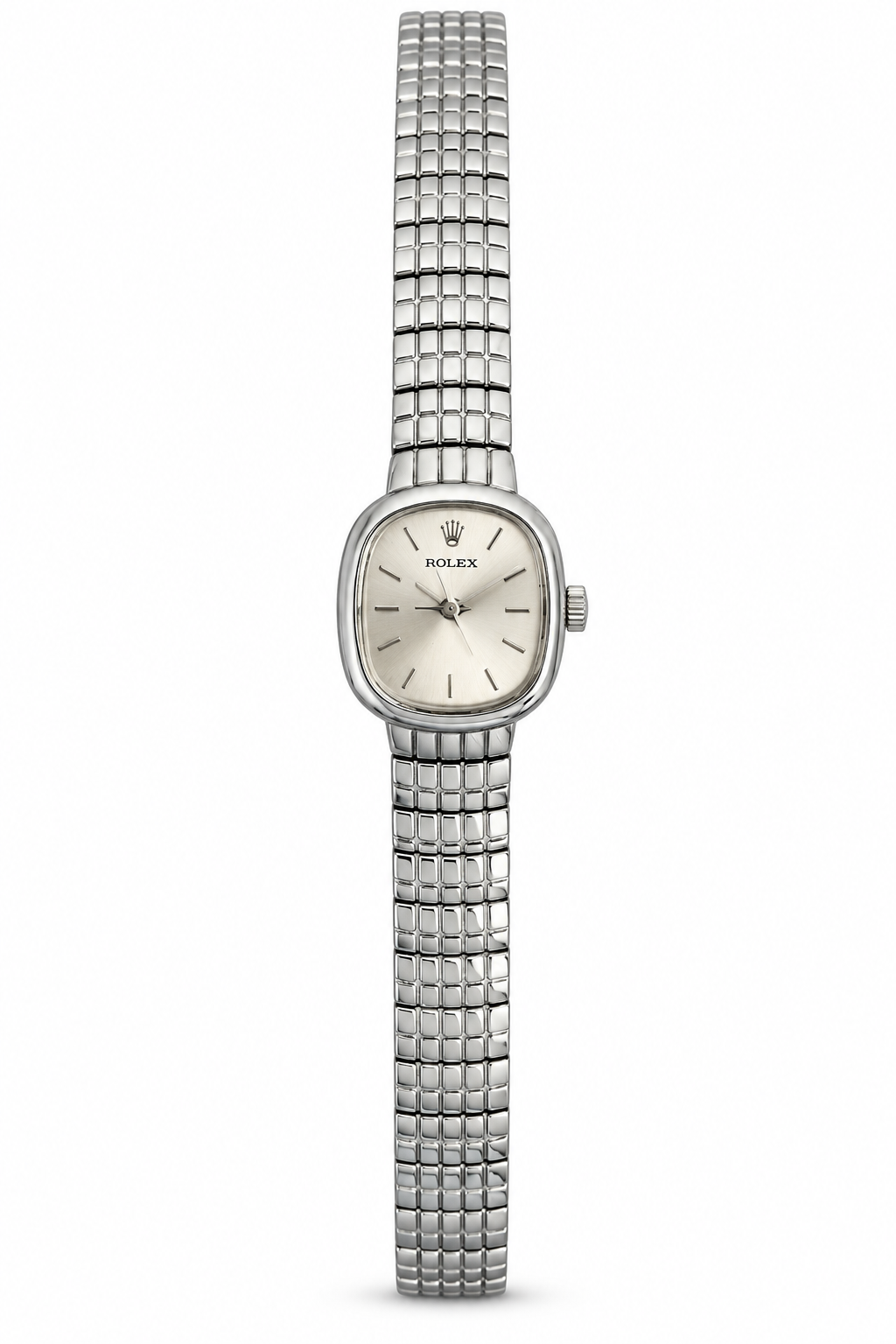Rolex in silver new watch