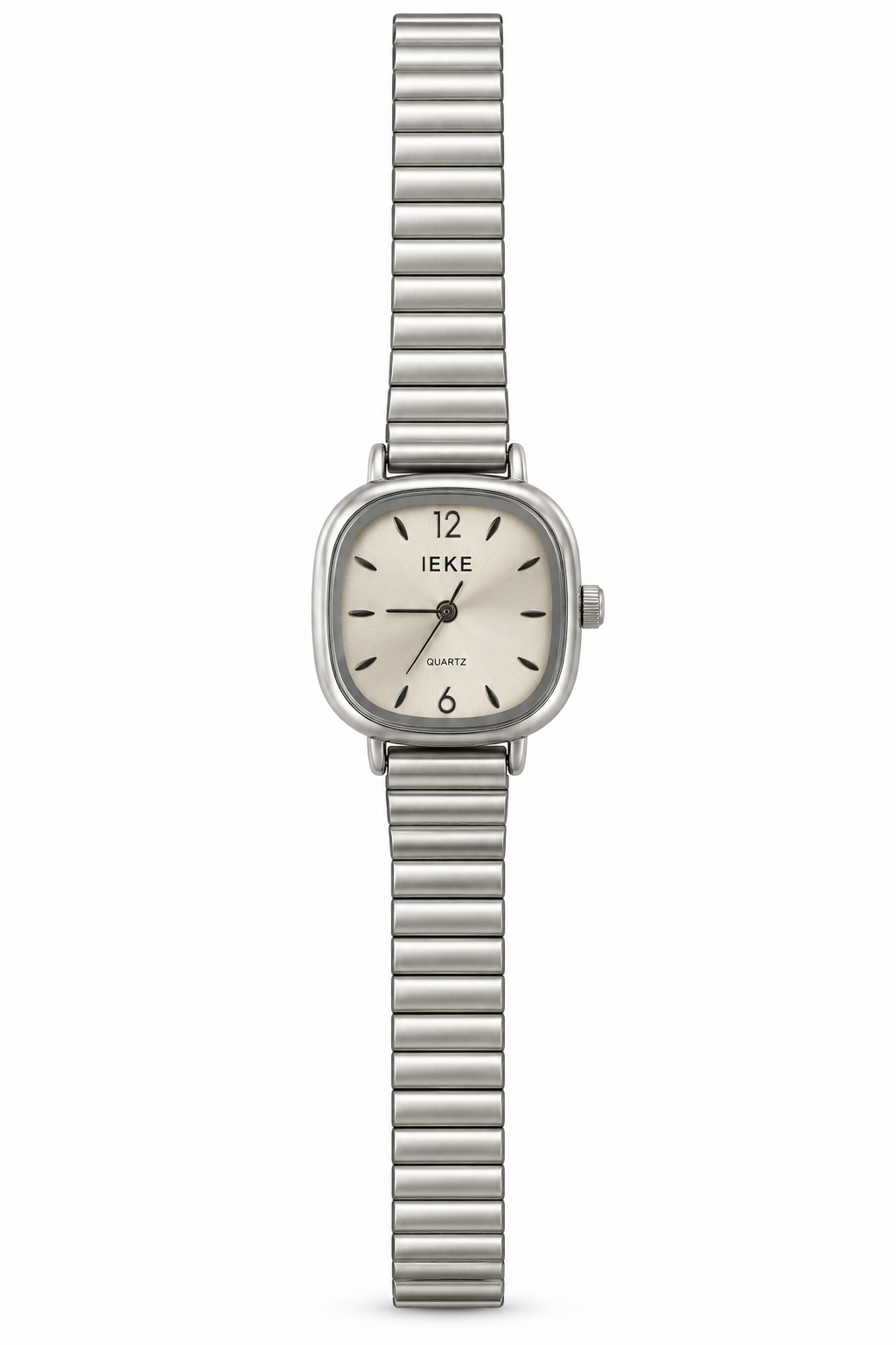 Classic Square Silver Watch