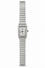 Velora Silver Square Watch