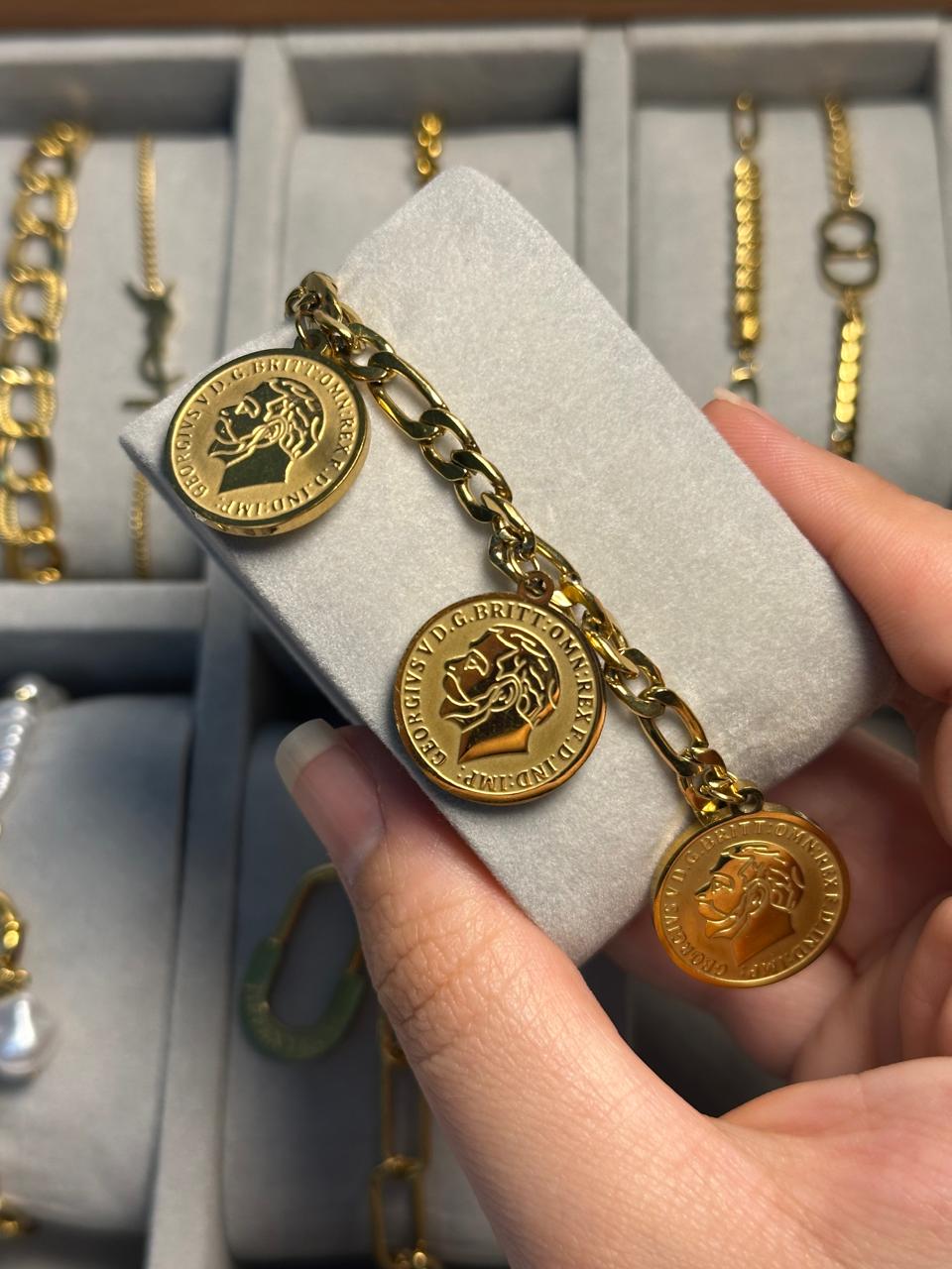 Coin bracelet