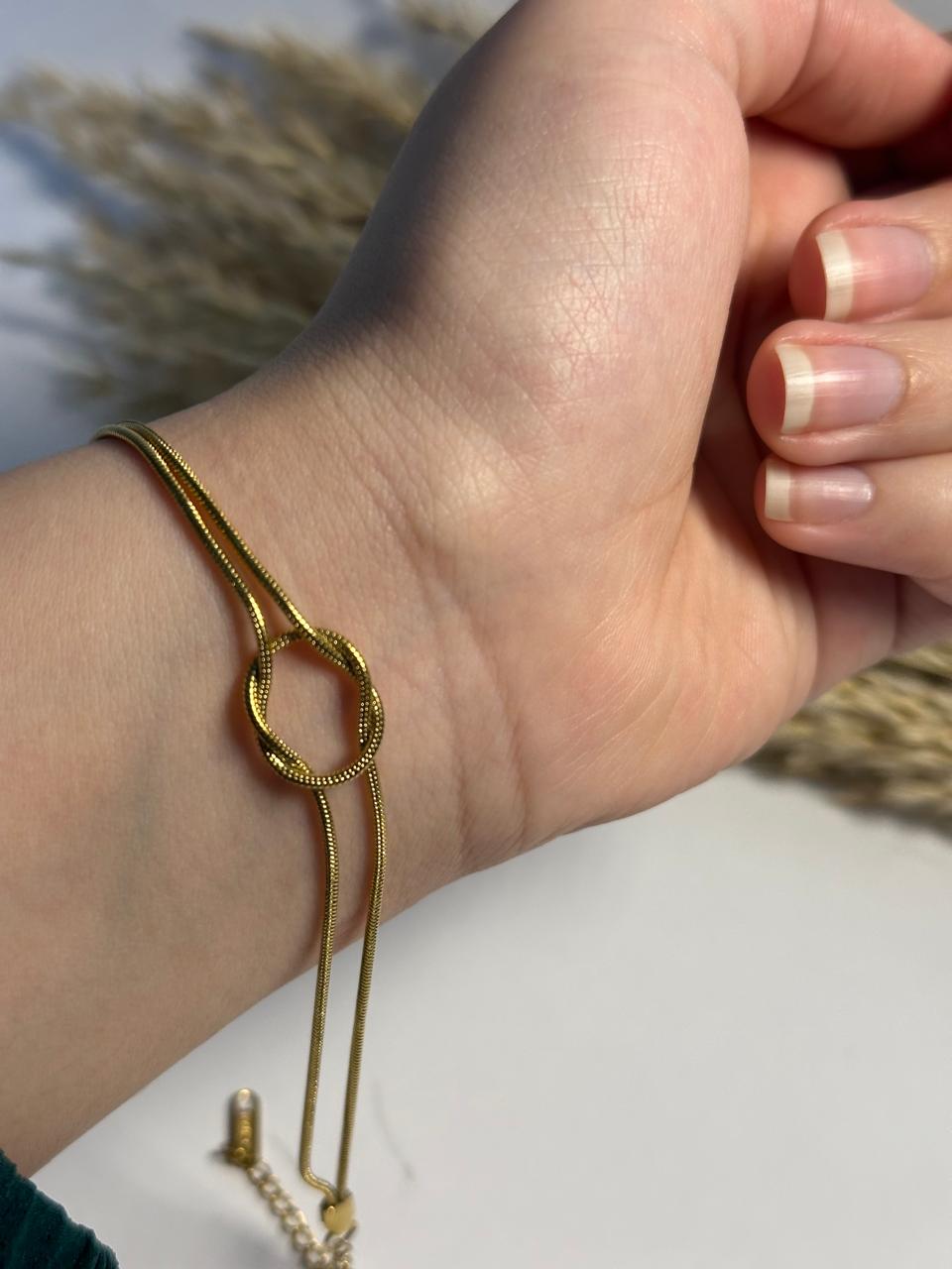 Rope bracelet gold