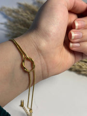 Rope bracelet gold