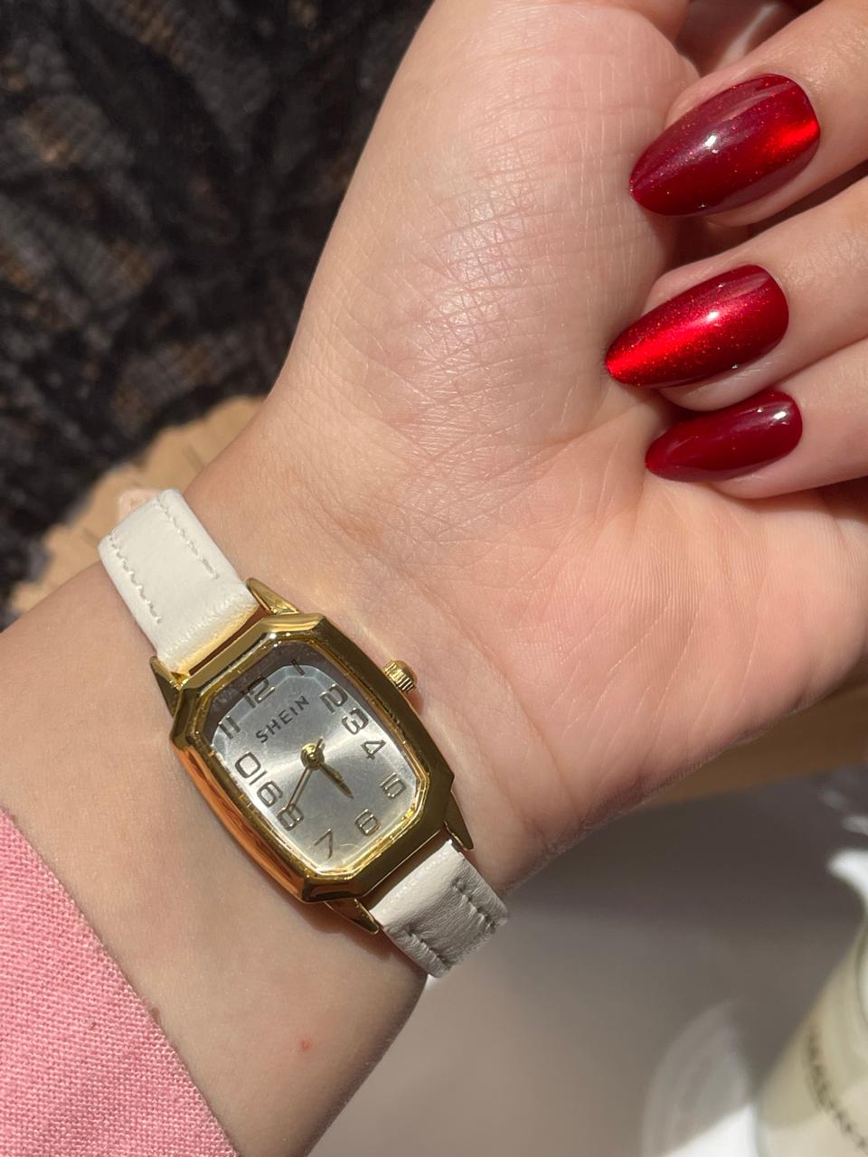 Shein white in gold