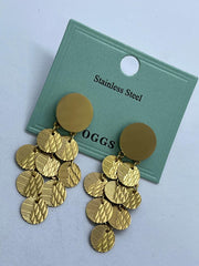 Disc Dangle Earrings