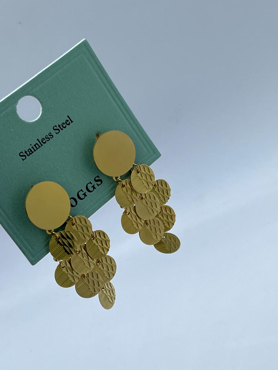 Disc Dangle Earrings
