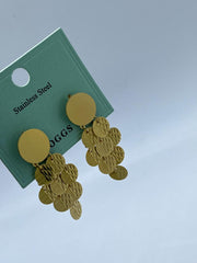 Disc Dangle Earrings