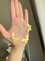 Fluttering Butterfly Necklace