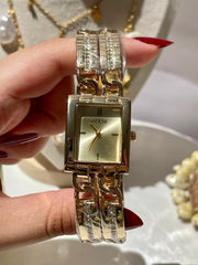 Velora Golden Frame Watch