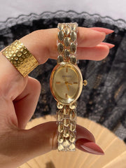 Velora Golden Oval Watch