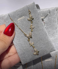 Butterfly Drop Necklace